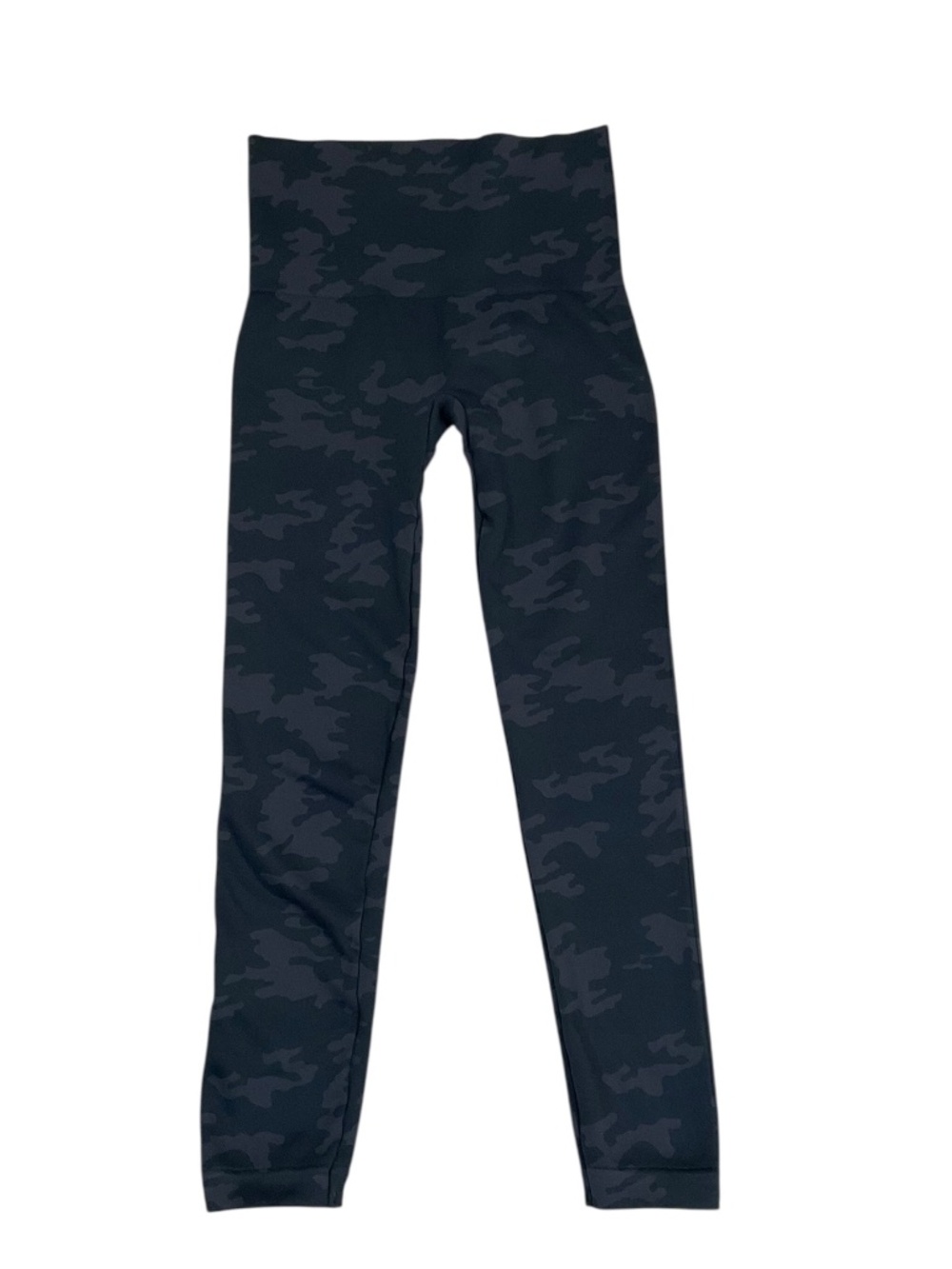 SPANX Look At Me Now Black Camo Seamless High Rise Leggings Medium
